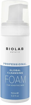 Очищаюча пінка для вмивання "Антивікова з трипептидом" - Biolab Estetic Global Cleansing Foam 150ml (1512845-41196039)