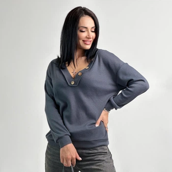 Fashions • Пуловер женский Pearl Fashions 46-48 графит (4217-фг)