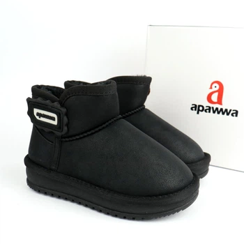 Угги зимние для девочки Apawwa (C5512P black) Размер 28, 18.3 см