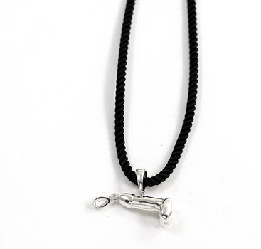 Кулон пенис Maxi Silver 9499 2 см Серебристый