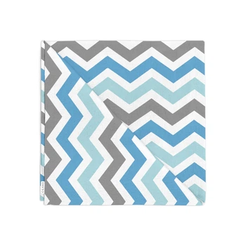 Набор салфеток COSAS GREY BLUE ZIGZAG Ранфорс 30х30 см 4 шт.