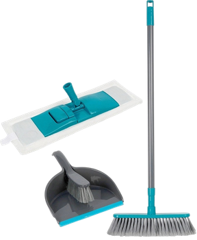 Набір для прибирання Ultra Clean щітка, совок, швабра, щітка і ручка (8720573427531)