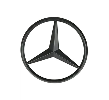 Емблема задня Mercedes-Benz H247 чорна матова 85 мм (3 направляючі+скотч) OEM A2478170500