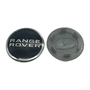 Ковпак колеса Land Range Rover чорний+хром 63мм пластик 1шт OEM BJ32-1130-AB