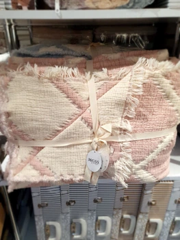 Муслінове покривало Moss Ivory Pudra 230х250 см