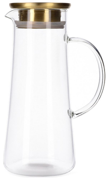 Глечик Homla Kubbe із золотою кришкою 1.3 л (5904183802923)