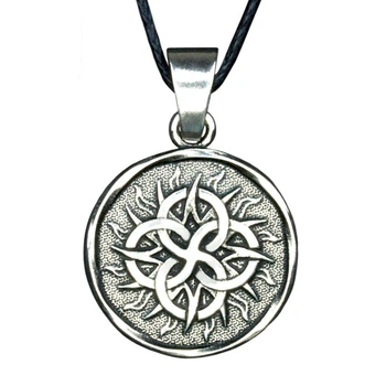 Кулон Silvering Славянский оберег Свадебник Серебристый 1,9х1,9х0,22 см (13155)