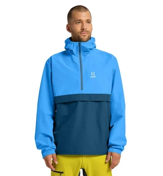 Куртка-анорак чоловіча Haglöfs L.I.M Proof Anorak waterproof водонепроникна М Синя