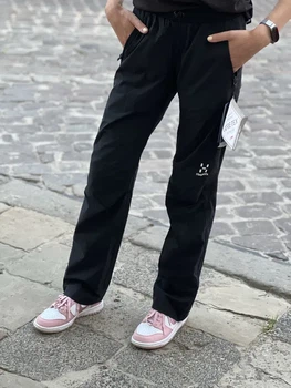 Мембрані жіночі штани Haglofs Aero Pants gore-tex туристичні XS Long Чорні