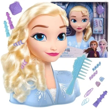 Голова для стилізації Just Play 32805 Disney для розчісування та укладання волосся Ельза 20 см Frozen
