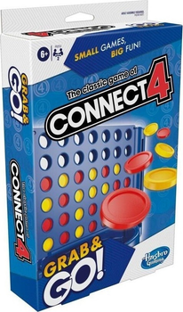 Настільна гра Hasbro Connect 4 Grab And Go (грецька версія) F8253 (5010996163868)