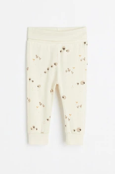 Штани H&M 979605-44 74см молочний барашки