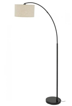 Торшер TK-LIGHTING ZENITH 16023 E27 черный/лен