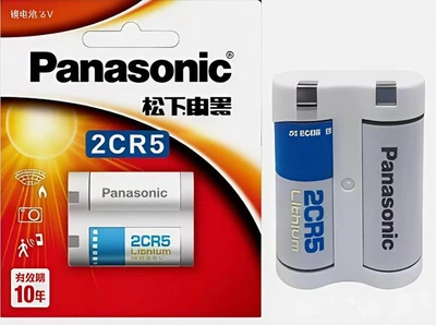 Батарейка Panasonic литиевая 2CR5 6V в блистере, 1 шт 6В LITHIUM (2CR-5CH/1B 2CP3845)