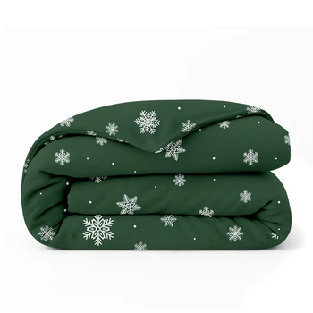 Підковдра Cosas Двоспальна Фланель 175x210 SNOWFLAKES FOREST (4822052474679)