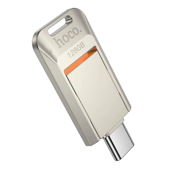 Флеш-накопитель HOCO UD17 128 GB USB Type-C Silver (17554)