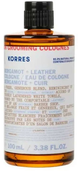 Woda kolońska męska Korres Athenian Grooming Bergamot & Leather 100 ml (5203069131622)