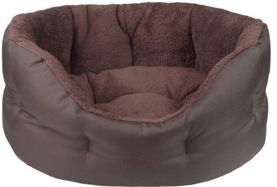 Лежак для собаки Amiplay Aspen S коричневий (5907563240247)