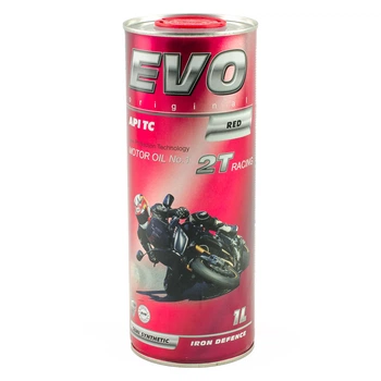 Моторне масло Evo Moto 2T Racing 1L червоний