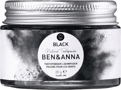 Proszek do zębów Ben & Anna Black wybielający 20 g (4260491220530)