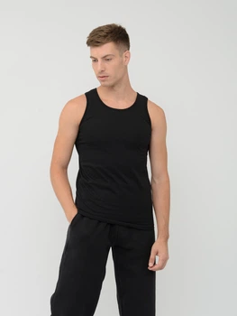 Майка натільна чоловіча великих розмірів бавовняна Fruit of the loom Valueweight 061098036 2XL Чорна (5000000088890)