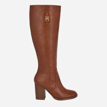 Жіночі чоботи Tommy Hilfiger 181729586 38 Коричневі (1159846570)