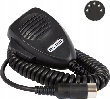 Mikrofon Blow CB DIN Black (24-117#)