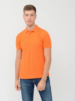 Поло довге чоловіче Fruit of the loom 65/35 063 402 044 L Помаранчеве (5000000000555)