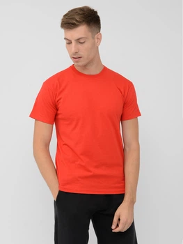 Футболка бавовняна чоловіча Fruit of the loom Original 061082040 L Червона (5000000087974)