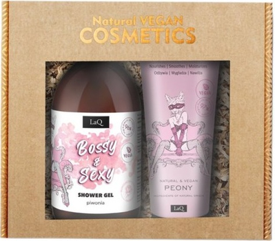 Zestaw LaQ Piwonia Żel pod prysznic 500 ml + Balsam do ciała 200 ml (5905669761802)