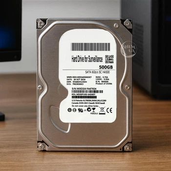 Жесткий диск HDD 500Гб Hard Disk 5400rpm буфер 64MB 3.5" SATAIII 6Гб/с, внутренний накопитель данных для компьютера, видеонаблюдения, серверов и систем хранения данных, HDW-500