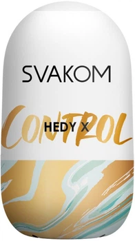 Мастурбатор-яйцо Svakom Hedy X Masturbator Control Желтый 9 х 5 см (6959633189726)