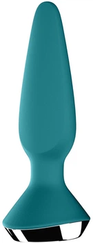Анальная смарт-пробка Satisfyer Plug-ilicious 1 14х3 см Зеленая (4061504003214)