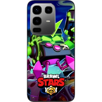 Силиконовый чехол SMTT для Infinix Note 50 (X6858) Бравл Вирусный 8 Бит