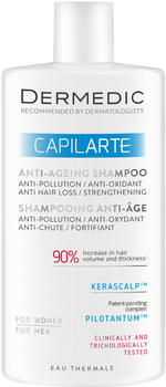 Шампунь проти випадіння волосся Dermedic Capilarte Anti-Ageing 300 мл (5901643177454)