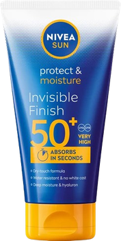 Balsam do opalania Nivea Sun Invisible Finish nawilżający SPF 50+ 150 ml  (5900017097725)