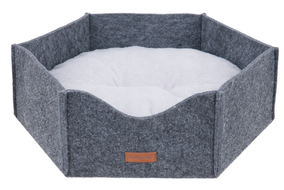 Лежак для кота Amiplay Корона 2 в 1 Hygge M сірий (5907563259768)