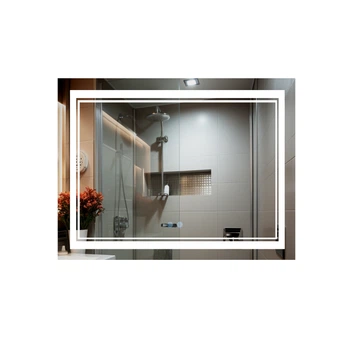 Зеркало Qtap Cardinal 1000х800 с LED-подсветкой Touch, с антизапотеванием, с диммером, регулировка температуры цвета (3000-6500K) QT0478C10080
