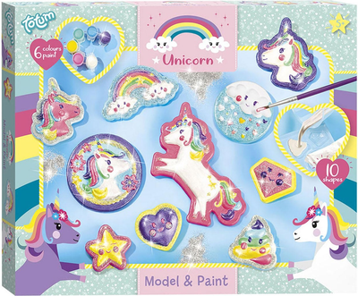 Zestaw kreatywny Totum do odlewów gipsowych z motywem jednorożca TT071759 (8714274071759)