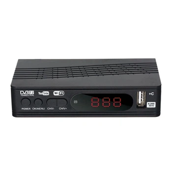Тюнер з підтримкою wi-fi адаптера + пульт, DVB-T2 0967/ Цифровий ефірний тюнер Т2 / Приставка для телевізора