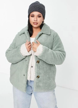 Кожушок жіночий ASOS 300053-4 46 світло-зелений (300053430785)