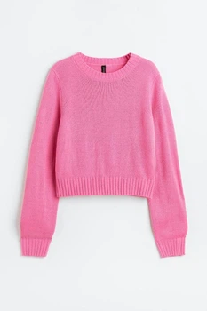 Жіночий джемпер H&M 209400-3 L(175/104) рожевий (2094000005)