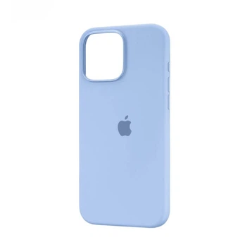 Чехол для iPhone 16 Pro Max силиконовый Soft-touch Silicone Case Full Size (AA) Sky Blue