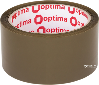 Клейка стрічка Optima Extra 48 мм х 70 м 1 шт. Коричнева (O45329)
