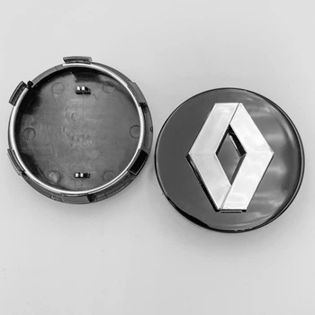 Ковпачки (заглушки) в литі диски RENAULT (Рено) 60 мм Чорні Countryman