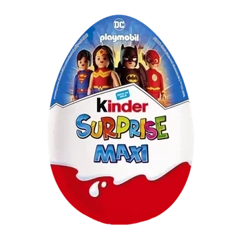 Яйце Kinder Uberrashung Maxi Surprise DC Superheroes x Playmobil 100 г
