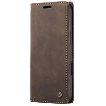 Чехол - книжка CaseMe для iPhone 17 Pro с внутренними карманами brown