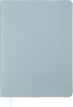 Щоденник датований 2026 (A5, гнучка обкладинка, світло-синій) Buromax Light Morandi BM.21158-30