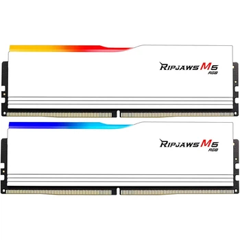 Модуль памяти DDR5 G.Skill Ripjaws M5 RGB 2x32GB 6400MHz White (F5-6400J3239G32GX2-RM5RW) [148628]