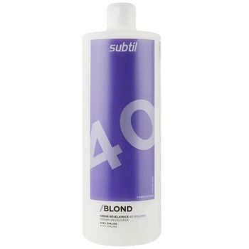Окислитель краски для волос Subtil 12% Cream Developer Blond 40 Vol. 1000 мл